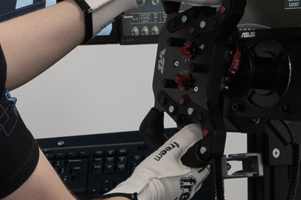 VRS Steering Rim at the Apex Racing Simulator Centre